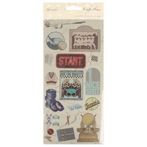 크래프트하우스 플랫스티커 빈티지스포츠, C7FS28, 5개입