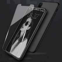 모모켓 아이폰X전용 풀커버슈트 휴대폰 케이스 실버 아이폰X용