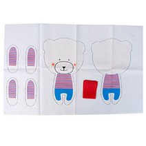 날아라미쎄스깡 DIY 애착인형만들기 컷트지 곰돌씨, 남여공용