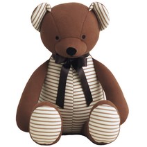 밀리언달러베이비 오가닉인형 애착웅 곰 XL, 42cm, 브라운