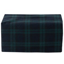 하우밍 브리티쉬 타탄체크 티슈커버, 피코크그린