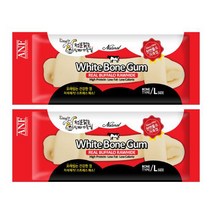 ANF 화이트본 강아지껌 L 1P, 소고기맛, 2개입