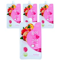 자담선 몸이반한 곤약젤리 복숭아 맛, 130g, 4개입