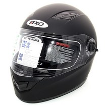 엠엑스오 스피드 오토바이 헬멧, 무광블랙