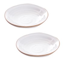 토가마 손미백 나팔찬기 4호, 화이트 + 황토, 2개입