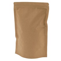 봄91 지퍼스탠드 양면 크라프트 지퍼백 대, 20개