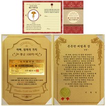 럭키심볼 어버이날 아빠 엄마의 가치 100억 감사장, 든든한 버팀목 상