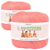 베이비코튼 뜨개실 2p, 24 피치