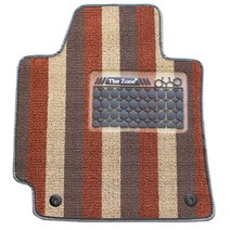 더존 세니스 차량용카매트 일반형 스트라이프 카라멜, 현대, 제네시스 G80 2륜2014년형 5p, 현대