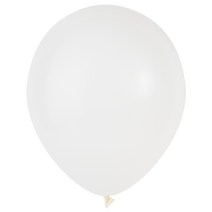 파티팡 풍선 라운드 30cm, 화이트, 100개입