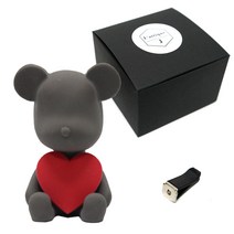 라띠크제이 러블리 석고방향제 하트 블랙, 가든스윗티