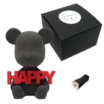 라띠크제이 러블리 석고방향제 해피 블랙, 클린코튼