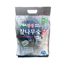 지피니 참나무백탄숯, 2kg, 1개