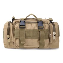 앤티스 이중버클 사이드 포켓 오토바이 가방, 브라운