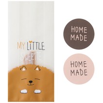 황씨네도시락 멍이M봉투 100p + 스티커 홈메이드 크라 초코 100p, 1세트