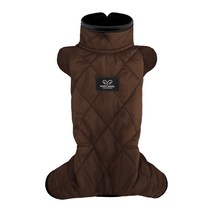 퍼피엔젤 반려견용 MAC CALCARY 오버롤 패딩, 225 BROWN