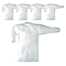 듀폰 타이벡 위생 가운 5p, 흰색, 5개