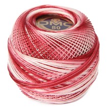 DMC 19번사 80 태팅 자수 레이스실, 99번, 90m