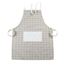 이엘피코리아 스트로크 패턴 앞치마, 그레이, 1개