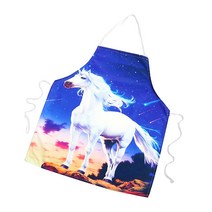 이엘피코리아 캔버스 자수 앞치마, 스타유니콘, 1개
