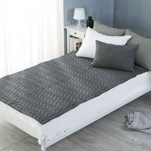 지베딩 프렌치 순면 60수 아사 피그먼트 워싱침구 패드, 차콜