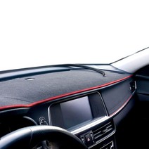 카닉스 열차단 논슬립 대쉬보드커버 레드 + 대쉬보드몰딩 블랙, 현대, 코나 센터스피커 무/HUD 무 H-58