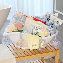베이비베이커리 여아용 아기욕조햄퍼 베이비케어 11종 출산선물세트