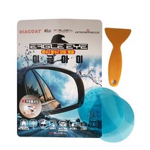 이글아이 방수발수 코팅 필름 원형 100 x 100 mm 2p, 전 차종, 1세트