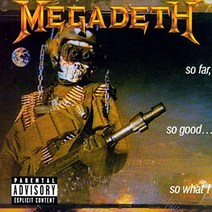 MEGADETH - SO FAR SO GOOD...SO WHAT! [REMASTERED & BONUS TRACKS]bEU 수입반, 1CD