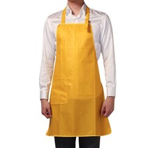 헤어베스트 비닐 앞치마 HB3132, 옐로우, 1개
