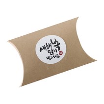 황씨네도시락 반달상자 크라 30p + 뉴새해복 캘리 스티커 화이트 30p, 혼합 색상, 1세트