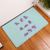 이지웜 카툰캐릭터 발매트, K