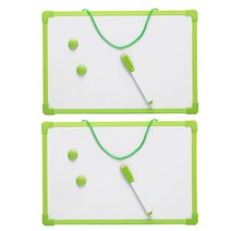 리에노 미니 화이트 보드 2p + 펜 2p + 자석단추 4p 세트 랜덤 발송