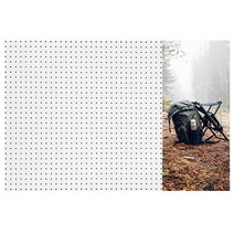 엔비커머스 인테리어타공판 야외19 우WHITE, 1개, 혼합 색상