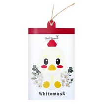 허브타임 허브팜 캐릭터 종이 방향제 화이트무스크 8ml, 1개입, 1개