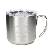 [2HOT] 달라피아자 스텐 보온보냉 뚜껑 머그 350ml, 1개