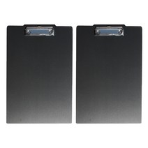 샤인아트 파티션 다용도걸이 서류철 클립보드 A4 40mm, 검정, 2개입