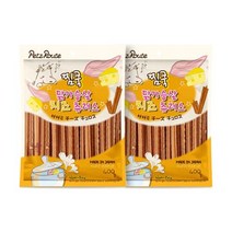 펫츠루트 찜쿡 츄러스 반려견 간식 400g, 닭가슴살 + 치즈 츄러스 혼합맛, 2개입