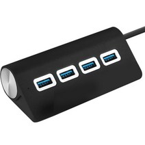 코시 뉴욕 USB3.0 4포트 허브 UH3356, 블랙