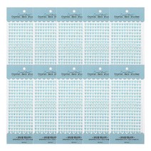 톡톡팬시 크리스탈 스티커, 블루, 10개입
