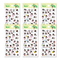 브띠팬시 단바리의 일상 DA5354, 혼합 색상, 6개입