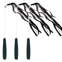 아이엠 고양이 파다닥 힐링 2단 낚시대 검정리본, Black, 3개입
