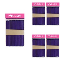 유니아트 2500 하드바 막대 대 50p, 보라, 5개입