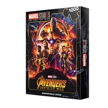 퍼즐라이프 어벤져스 인피니티 타임 직소퍼즐 PLM1039, 1000피스, 혼합 색상