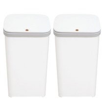 바람 릴리 원터치 휴지통 20L, 화이트, 2개