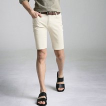 업클라스 남성용 여름 5부 스판 면반바지 b063