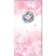 픽스픽스 현관문 시트지 러브하우스 HWS-28043, 혼합 색상