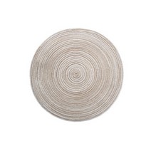 마켓감성 원형 고급라탄 테이블매트, 베이지, 18cm