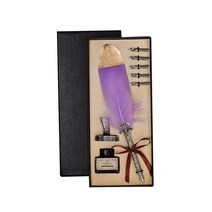 신원 선물용 깃털펜 세트, 0.5mm, A-2