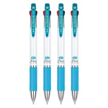 자바펜 제트 3볼 M 볼펜 0.5mm, 블루, 4개